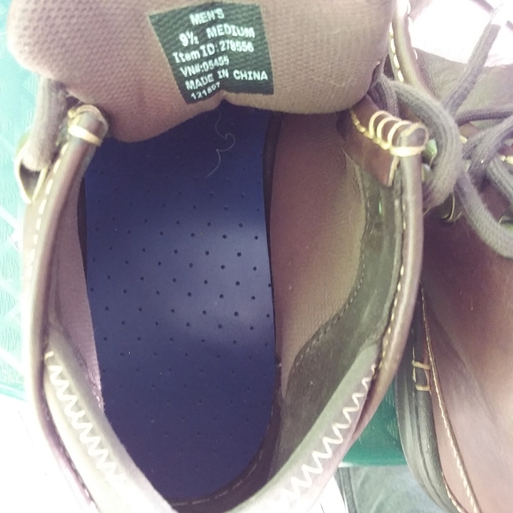 'LL Bean Men's Leather Boots. - Picture 8 of 10